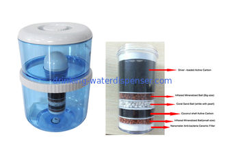 6 ορυκτό φίλτρο νερού δοχείων σκηνικής διήθησης, εξαγνιστής μεταλλικού νερού για το σπίτι